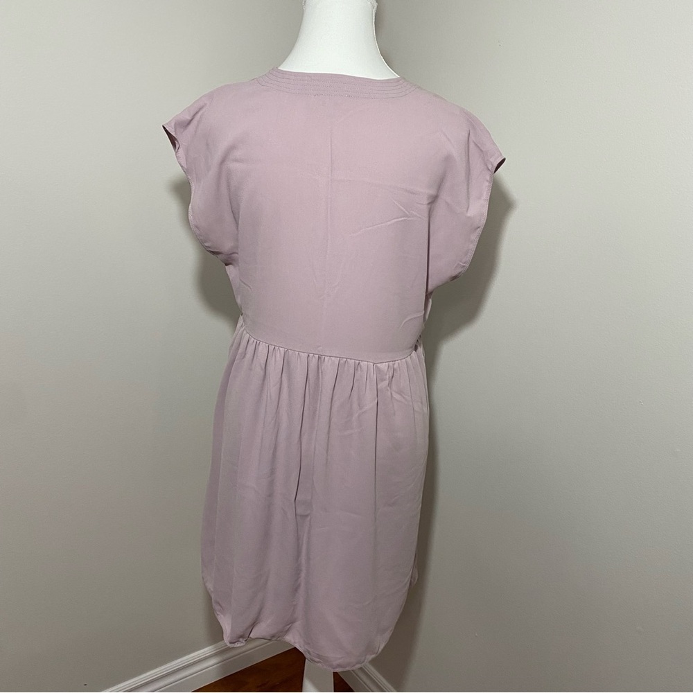 Wilfred Aritzia Lavender V-Neck Tunic Dress Small - Picture 10 of 10